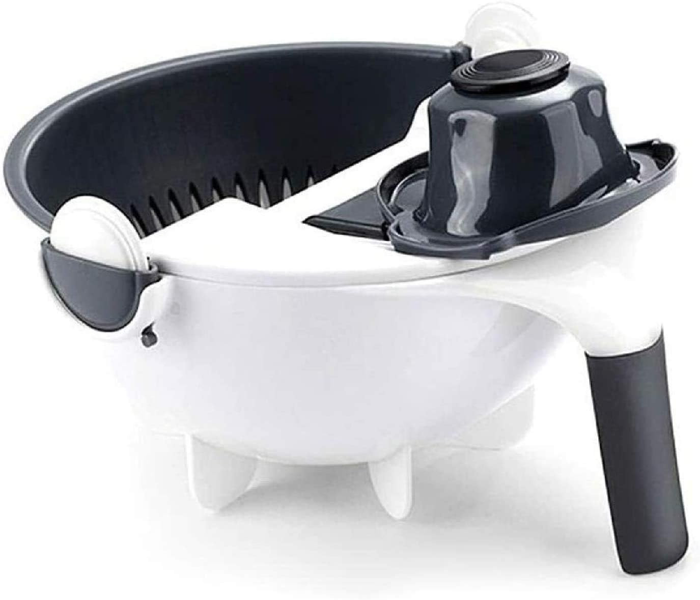 قطاعة خضراوات متعددة الوظائف 9 في 1 مع سلة تصريف + مقشرة V2