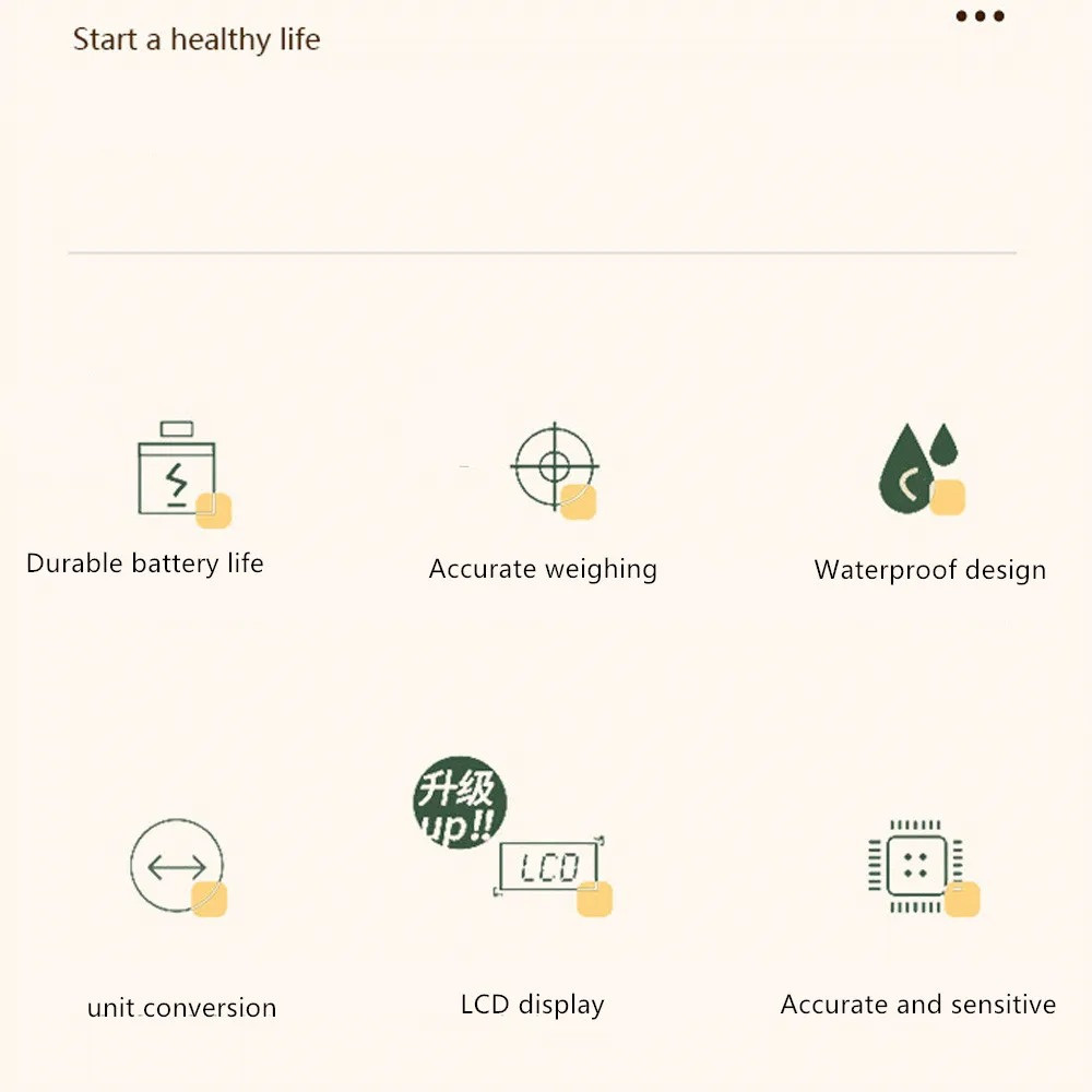 ميزان مطبخ رقمي 10 كجم، ميزان مطبخ إلكتروني دقيق 1 جرام