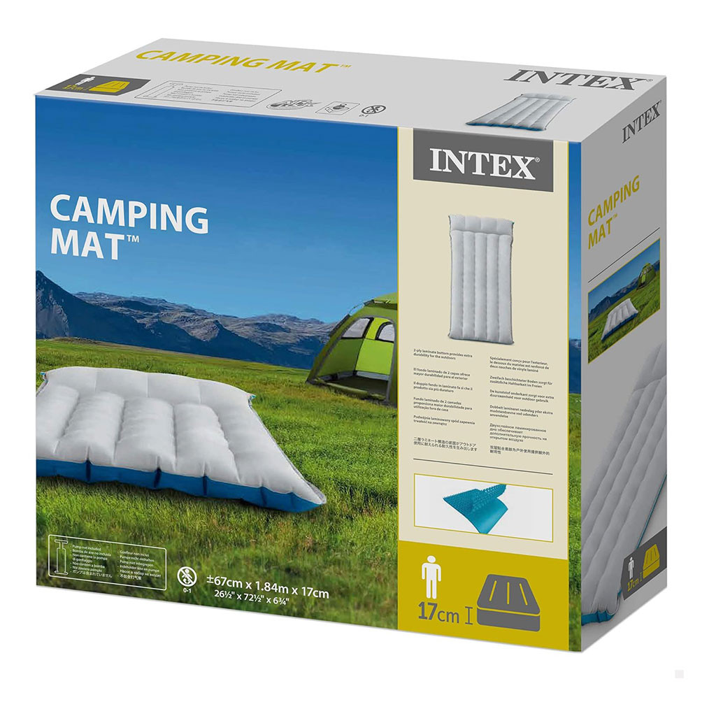 Matelas de Camping Gonflable 67x184x17 cm Intex 67997 – فرشة تخييم