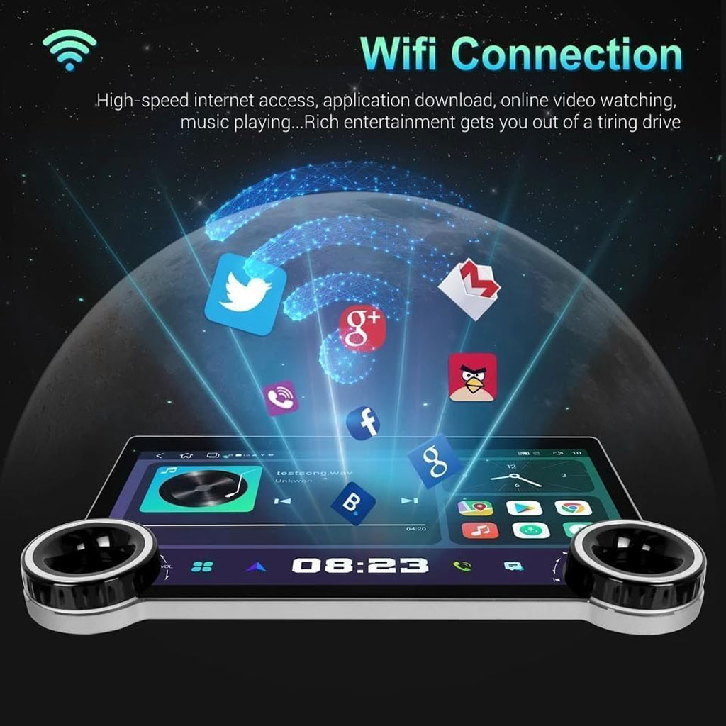 Diamond 2K Tablette de voiture Android 64GB compatible Apple CarPlay Android Auto – شاشة ذكية للسيارة