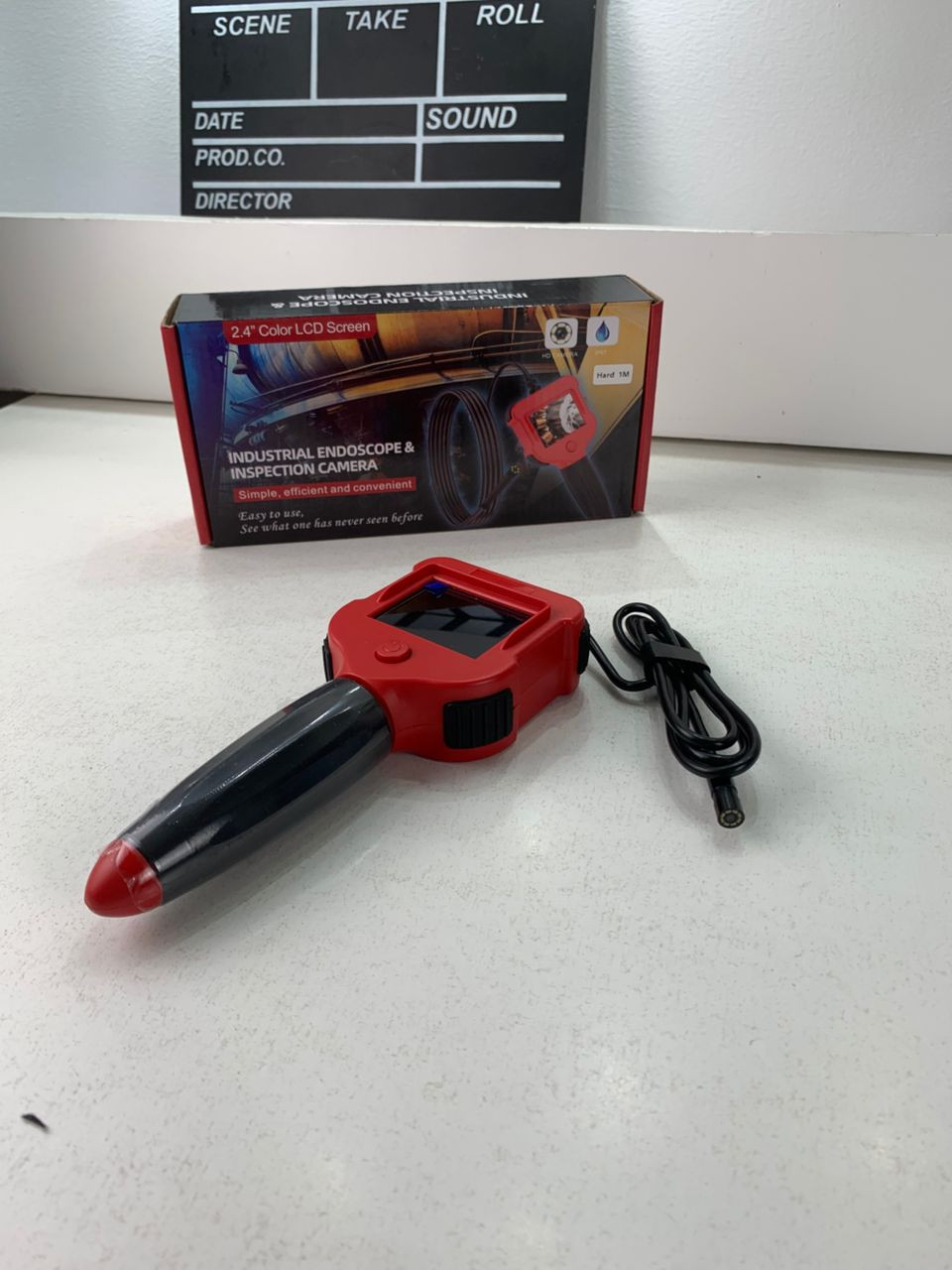 Caméra d’inspection endoscope industrielle avec écran LCD – كاميرة للأمكان الضيقة مع شاشة