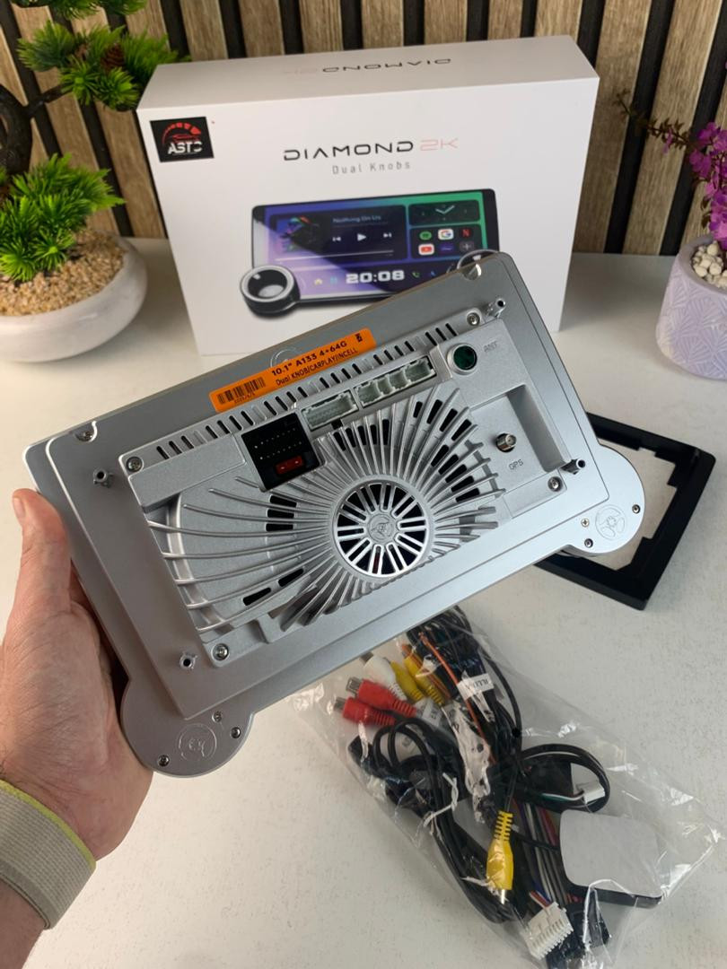 Diamond 2K Tablette de voiture Android 64GB compatible Apple CarPlay Android Auto – شاشة ذكية للسيارة