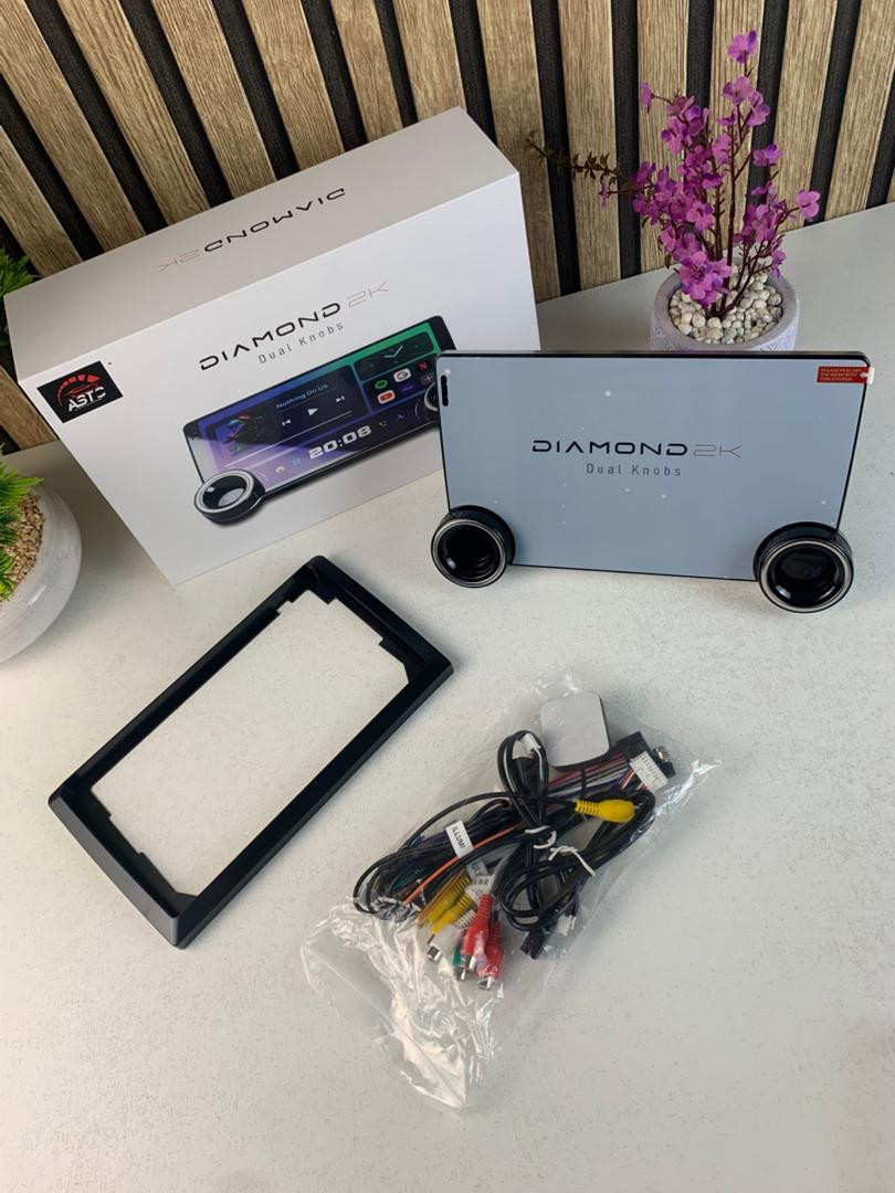Diamond 2K Tablette de voiture Android 64GB compatible Apple CarPlay Android Auto – شاشة ذكية للسيارة