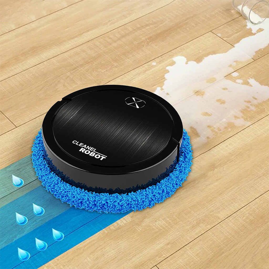 Robot de Nettoyage Intelligent avec serpillère en microfibres – روبوت تنظيف الأرضيات