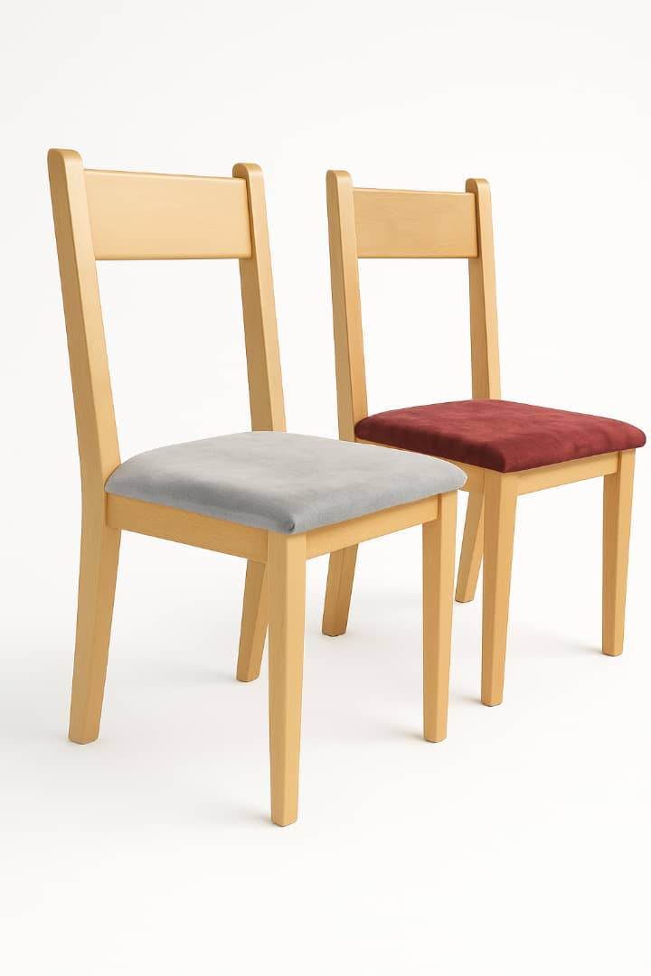 CHAISE EN HETRE MASSIF POUR UTILISATION DOMESTIQUE ET PROFESSIONNELLE