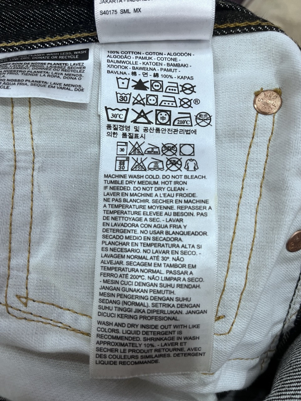 Levi's 501 Made in Mexico W34 L34