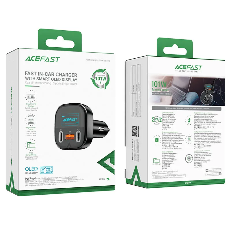 Chargeur de voiture B5 Acefast