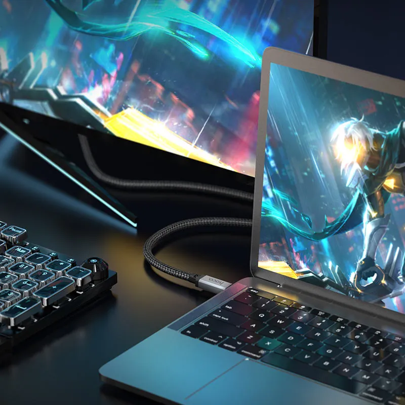 Câble Type-C vers Type-C « US05 » USB4 100 W